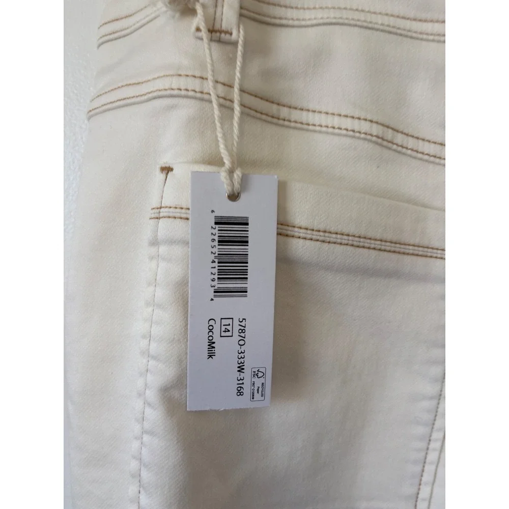 Tribal Audrey Pull-On Denim Skort – Cocomilk – Size 14 – NWT - Picture 4 of 5